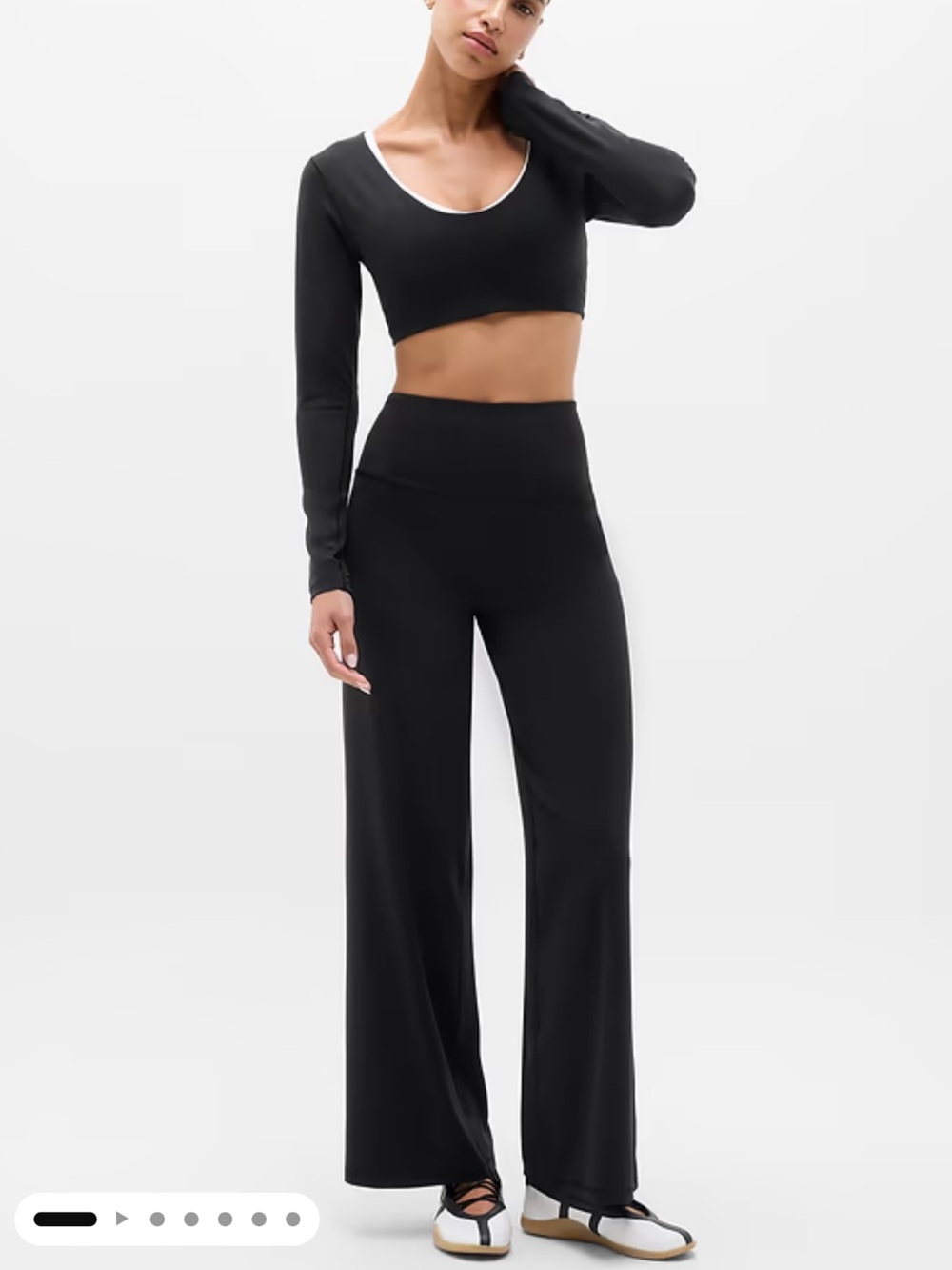 Athleta ELATION ULTRA HIGH RISE WIDE LEG PANT